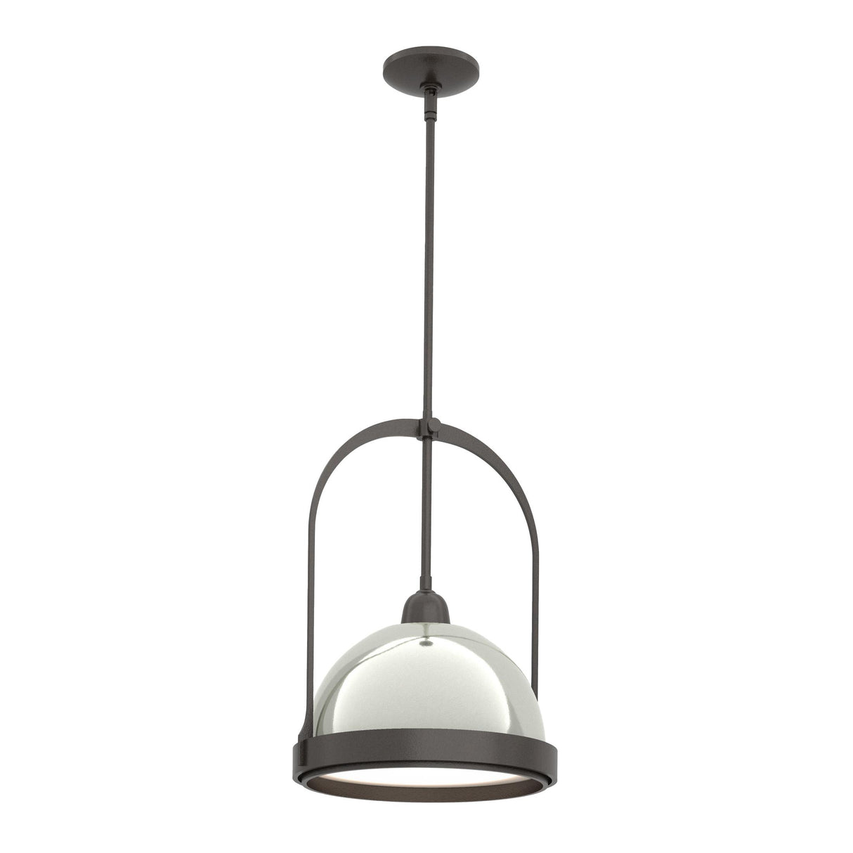 Hubbardton Forge 2020 Oil Rubbed Bronze Sterling Multi Atlas Small Pendant