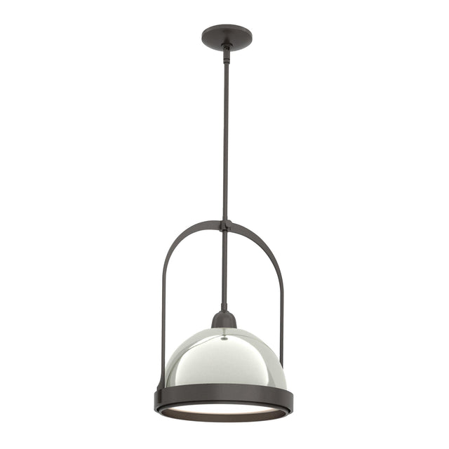 Hubbardton Forge 2020 Oil Rubbed Bronze Sterling Multi Atlas Small Pendant