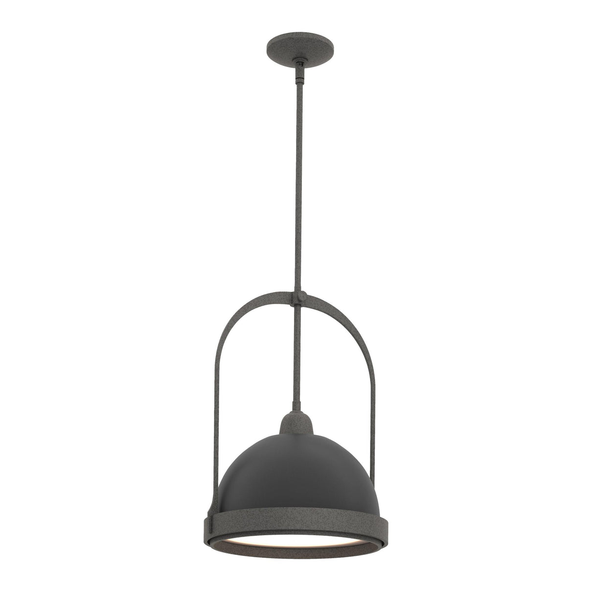 Hubbardton Forge 2020 Natural Iron Black Multi Atlas Small Pendant