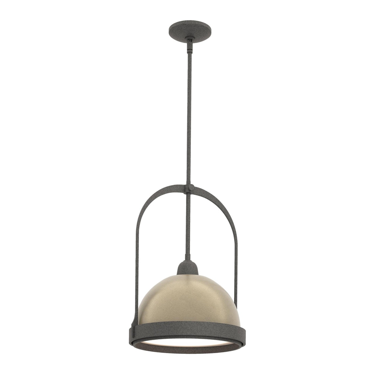 Hubbardton Forge 2020 Natural Iron Soft Gold Multi Atlas Small Pendant