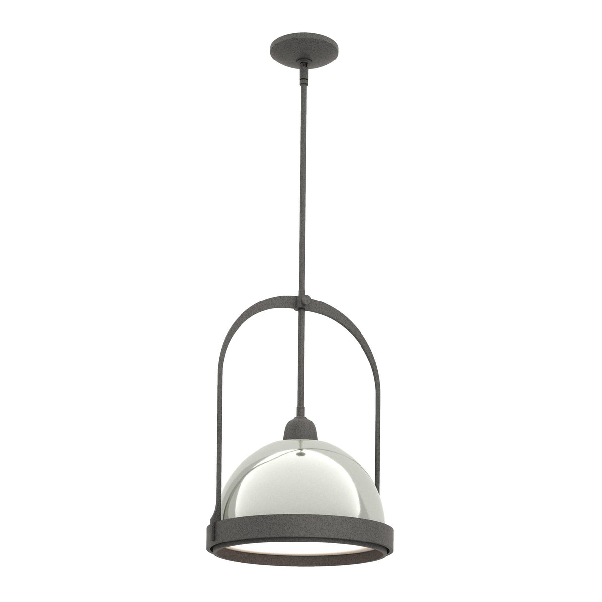 Hubbardton Forge 2020 Natural Iron Sterling Multi Atlas Small Pendant