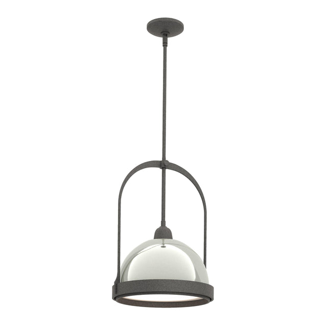 Hubbardton Forge 2020 Natural Iron Sterling Multi Atlas Small Pendant