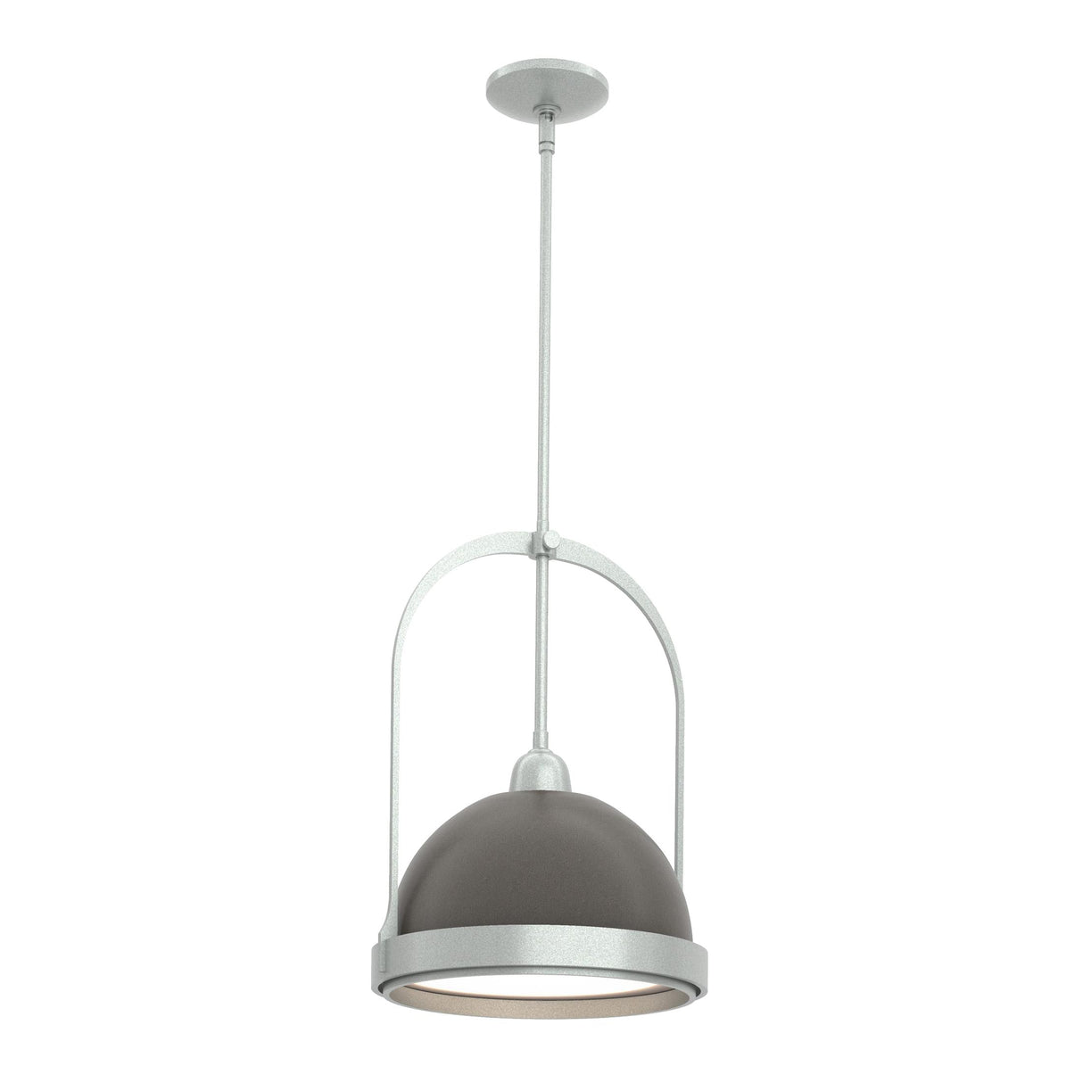 Hubbardton Forge 2020 Vintage Platinum Dark Smoke Multi Atlas Small Pendant