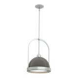 Hubbardton Forge 2020 Vintage Platinum Dark Smoke Multi Atlas Small Pendant