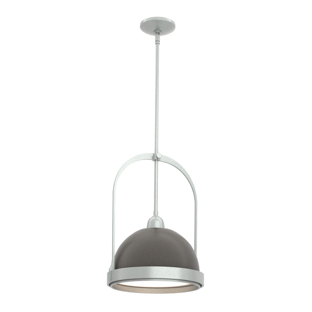 Hubbardton Forge 2020 Vintage Platinum Dark Smoke Multi Atlas Small Pendant