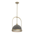 Hubbardton Forge 2020 Soft Gold Dark Smoke Multi Atlas Small Pendant