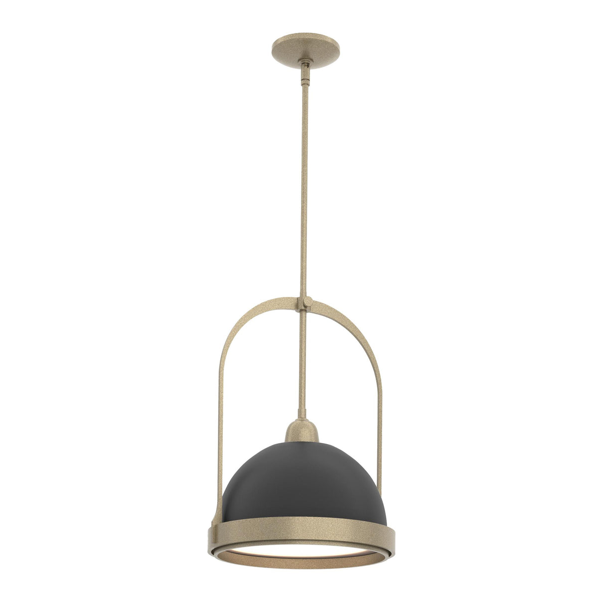 Hubbardton Forge 2020 Soft Gold Black Multi Atlas Small Pendant