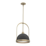 Hubbardton Forge 2020 Soft Gold Black Multi Atlas Small Pendant