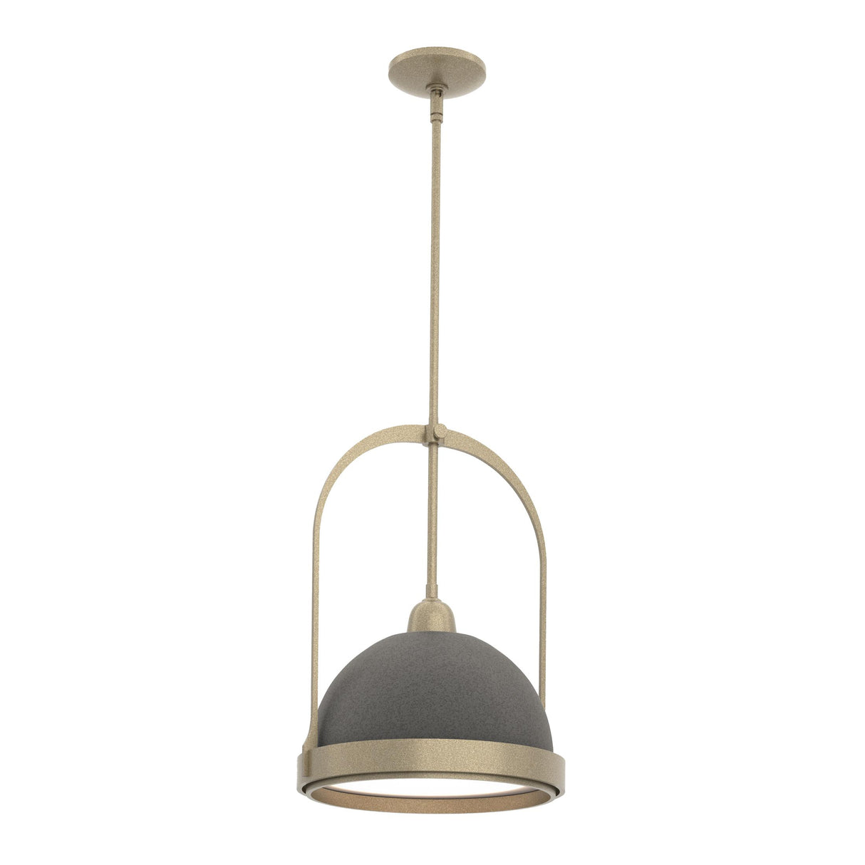 Hubbardton Forge 2020 Soft Gold Natural Iron Multi Atlas Small Pendant