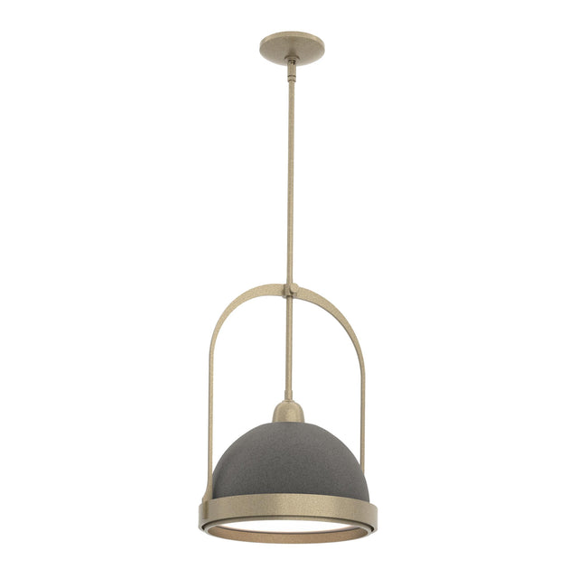 Hubbardton Forge 2020 Soft Gold Natural Iron Multi Atlas Small Pendant