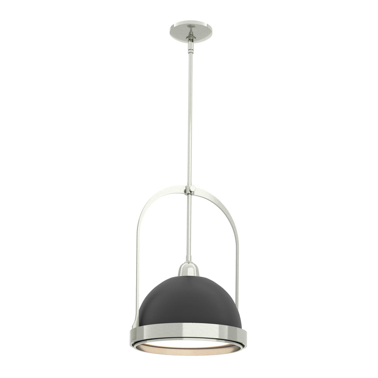 Hubbardton Forge 2020 Sterling Black Multi Atlas Small Pendant