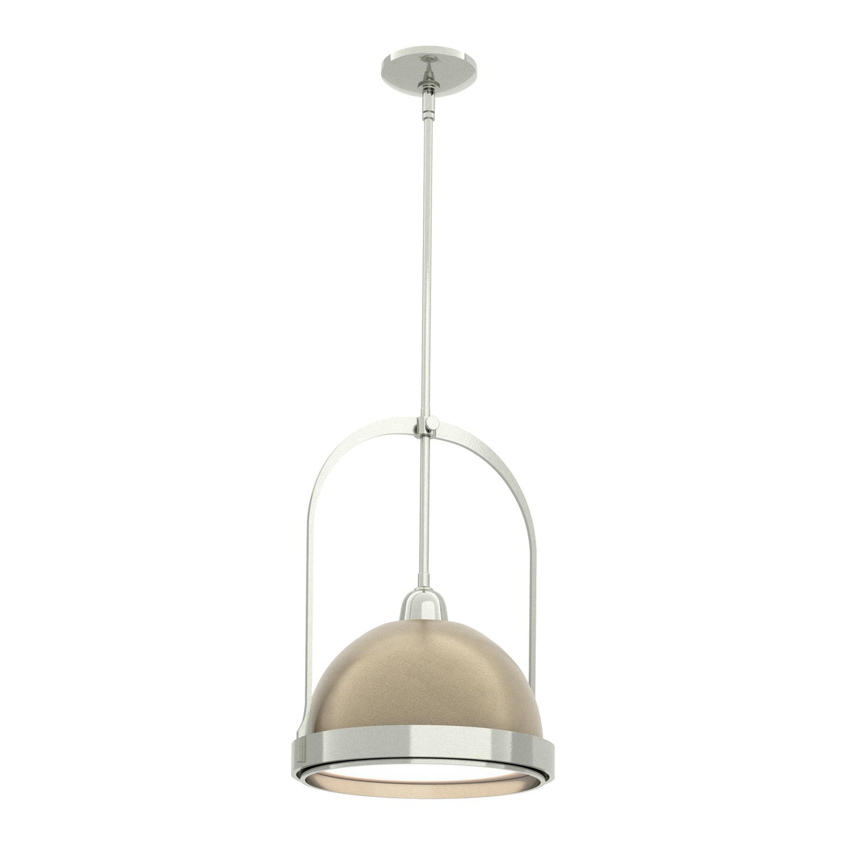 Hubbardton Forge 2020 Sterling Soft Gold Multi Atlas Small Pendant