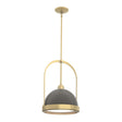 Hubbardton Forge 2020 Modern Brass Dark Smoke Multi Atlas Small Pendant