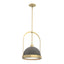 Hubbardton Forge 2020 Modern Brass Dark Smoke Multi Atlas Small Pendant