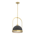 Hubbardton Forge 2020 Modern Brass Black Multi Atlas Small Pendant