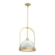 Hubbardton Forge 2020 Modern Brass Vintage Platinum Multi Atlas Small Pendant