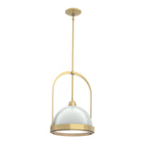 Hubbardton Forge 2020 Modern Brass Vintage Platinum Multi Atlas Small Pendant