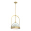 Hubbardton Forge 2020 Modern Brass Vintage Platinum Multi Atlas Small Pendant