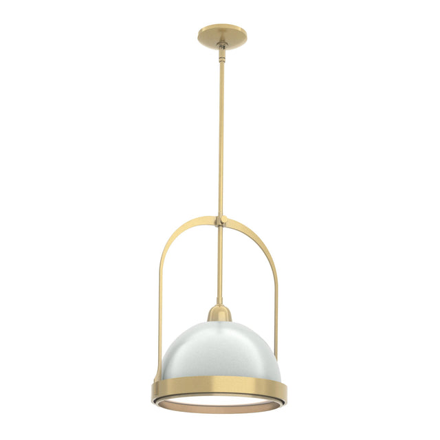 Hubbardton Forge 2020 Modern Brass Vintage Platinum Multi Atlas Small Pendant