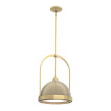 Hubbardton Forge 2020 Modern Brass Soft Gold Multi Atlas Small Pendant