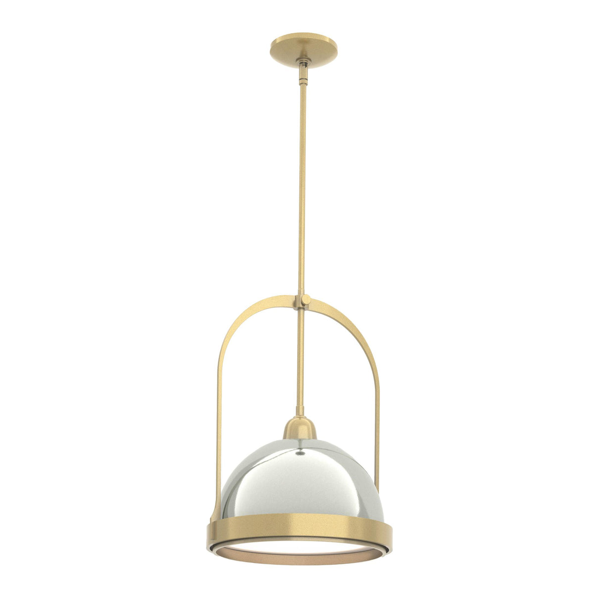 Hubbardton Forge 2020 Modern Brass Sterling Multi Atlas Small Pendant