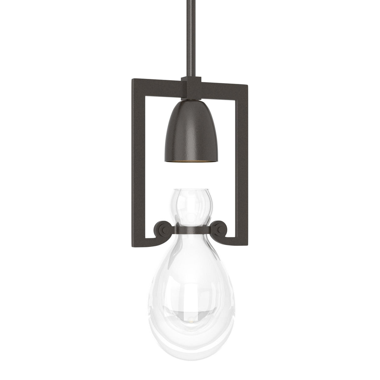 Hubbardton Forge 2018 Oil Rubbed Bronze Clear Glass (ZM) Multi Apothecary Mini Pendant