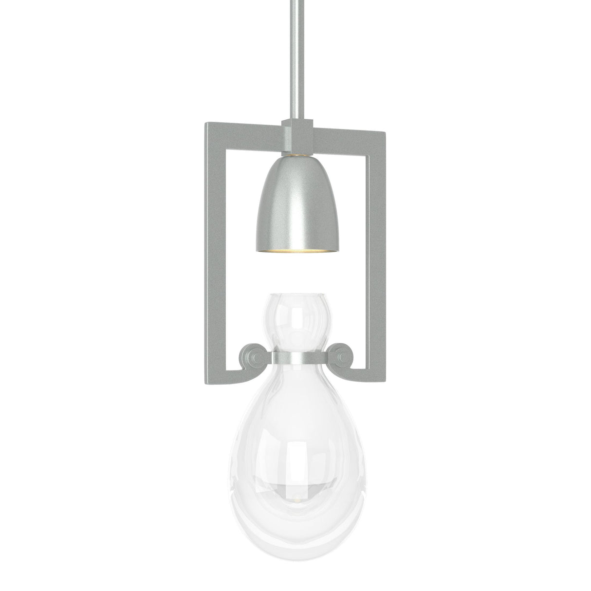 Hubbardton Forge 2018 Vintage Platinum Clear Glass (ZM) Multi Apothecary Mini Pendant