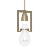 Hubbardton Forge 2018 Soft Gold Clear Glass (ZM) Multi Apothecary Mini Pendant