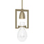 Hubbardton Forge 2018 Soft Gold Clear Glass (ZM) Multi Apothecary Mini Pendant