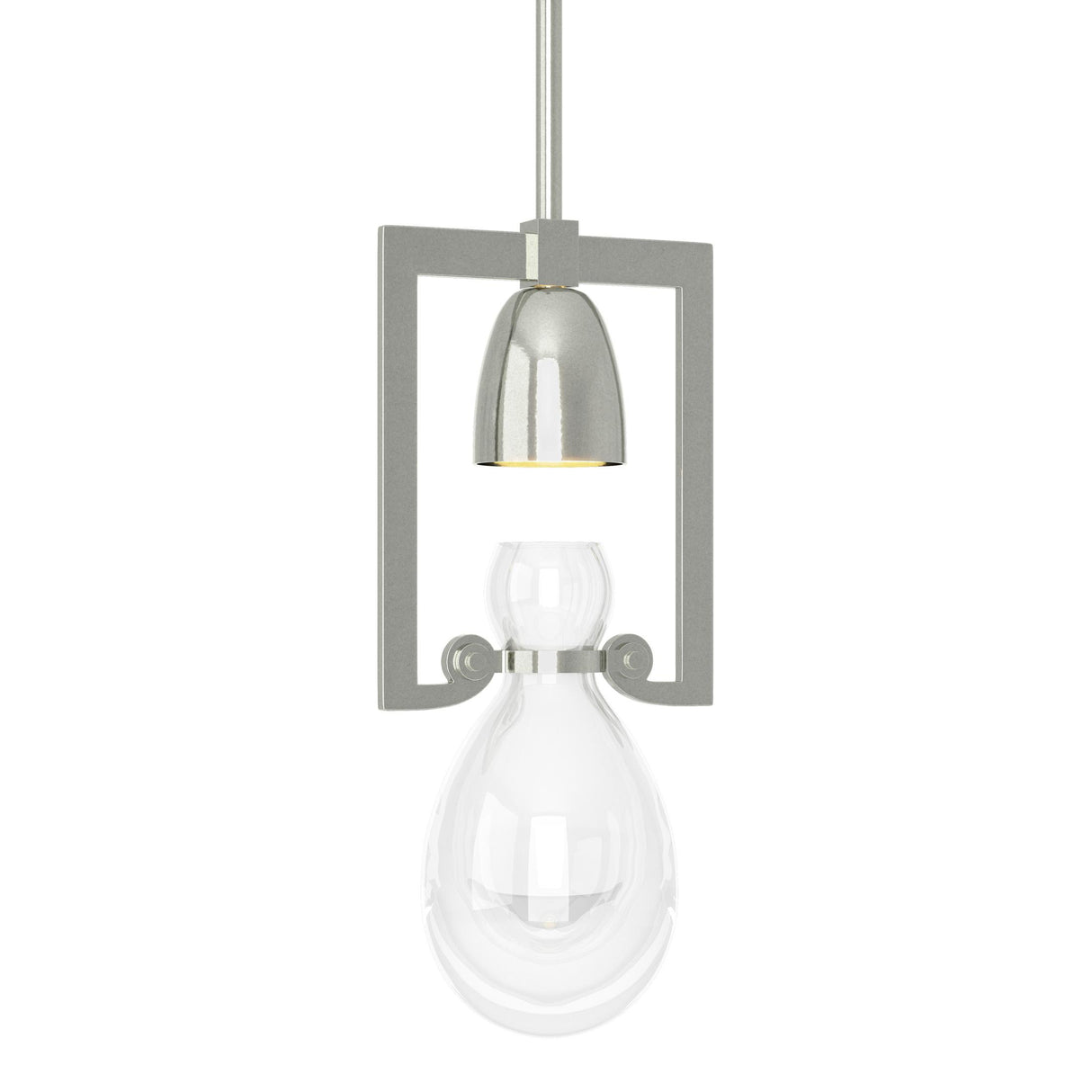 Hubbardton Forge 2018 Sterling Clear Glass (ZM) Multi Apothecary Mini Pendant