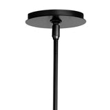 Hubbardton Forge 2007 Black Opal Glass (GG) Multi Exos Small Mini Pendant
