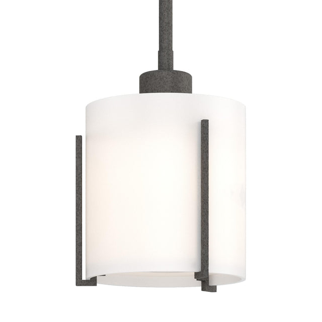 Hubbardton Forge 2007 Natural Iron Opal Glass (GG) Multi Exos Small Mini Pendant