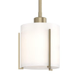 Hubbardton Forge 2007 Soft Gold Opal Glass (GG) Multi Exos Small Mini Pendant