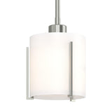 Hubbardton Forge 2007 Sterling Opal Glass (GG) Multi Exos Small Mini Pendant