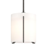 Hubbardton Forge 2007 Natural Iron Opal Glass (GG) Multi Exos Large Mini Pendant
