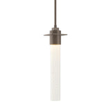 Hubbardton Forge 2010 Bronze Seeded Clear Glass (II) Multi Airis Small Mini Pendant