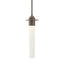 Hubbardton Forge 2010 Bronze Seeded Clear Glass (II) Multi Airis Small Mini Pendant