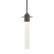 Hubbardton Forge 2010 Dark Smoke Seeded Clear Glass (II) Multi Airis Small Mini Pendant
