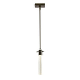 Hubbardton Forge 2010 Dark Smoke Seeded Clear Glass (II) Multi Airis Small Mini Pendant