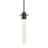 Hubbardton Forge 2010 Black Seeded Clear Glass (II) Multi Airis Small Mini Pendant