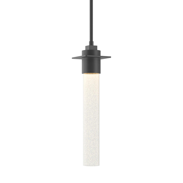 Hubbardton Forge 2010 Black Seeded Clear Glass (II) Multi Airis Small Mini Pendant