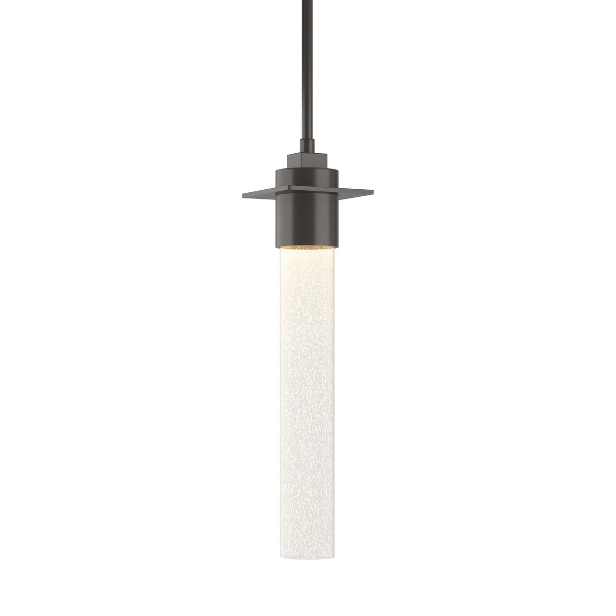 Hubbardton Forge 2010 Oil Rubbed Bronze Seeded Clear Glass (II) Multi Airis Small Mini Pendant