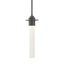 Hubbardton Forge 2010 Natural Iron Seeded Clear Glass (II) Multi Airis Small Mini Pendant