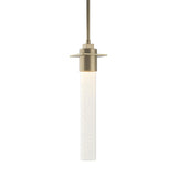 Hubbardton Forge 2010 Soft Gold Seeded Clear Glass (II) Multi Airis Small Mini Pendant