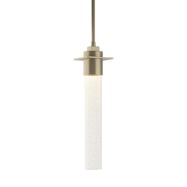 Hubbardton Forge 2010 Soft Gold Seeded Clear Glass (II) Multi Airis Small Mini Pendant
