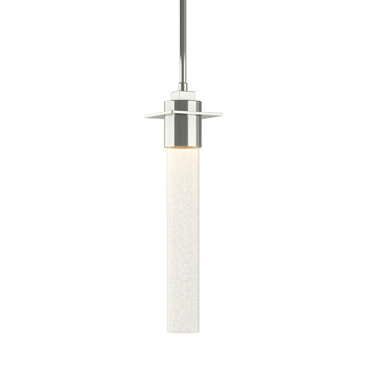 Hubbardton Forge 2010 Sterling Seeded Clear Glass (II) Multi Airis Small Mini Pendant