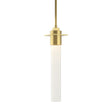Hubbardton Forge 2010 Modern Brass Seeded Clear Glass (II) Multi Airis Small Mini Pendant