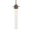 Hubbardton Forge 2010 Bronze Seeded Clear Glass (II) Multi Airis Medium Mini Pendant