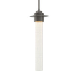 Hubbardton Forge 2010 Dark Smoke Seeded Clear Glass (II) Multi Airis Medium Mini Pendant