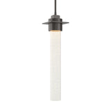 Hubbardton Forge 2010 Oil Rubbed Bronze Seeded Clear Glass (II) Multi Airis Medium Mini Pendant